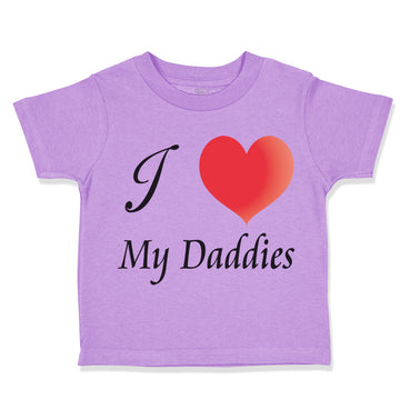 Toddler Clothes Pride Love Daddies Rainbow Heart Gay Lgbtq Father's Day Cotton