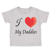 Toddler Clothes Pride Love Daddies Rainbow Heart Gay Lgbtq Father's Day Cotton