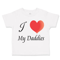 Toddler Clothes Pride Love Daddies Rainbow Heart Gay Lgbtq Father's Day Cotton