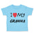 Toddler Clothes I Love My Gramma Grandmother Grandma B Toddler Shirt Cotton