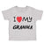 Toddler Clothes I Love My Gramma Grandmother Grandma B Toddler Shirt Cotton