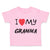 Toddler Clothes I Love My Gramma Grandmother Grandma B Toddler Shirt Cotton