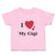 Toddler Clothes I Love My Gigi Heart Family & Friends Aunt Toddler Shirt Cotton