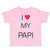 Toddler Clothes I Love Heart My Papi Valentines Love Toddler Shirt Cotton
