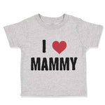 Toddler Clothes I Love Heart Mammy Mom Mothers Day Toddler Shirt Cotton