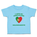 Toddler Clothes I Love My Portuguese Grandparents Countries Toddler Shirt Cotton