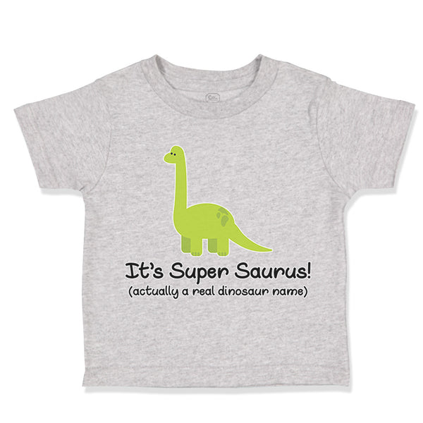 Toddler Clothes It's Supersaurus Dinosaurus Dino Trex Toddler Shirt Cotton