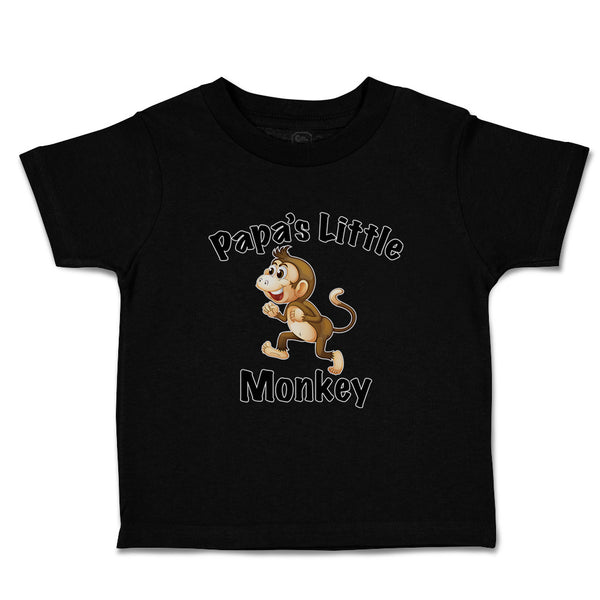 Toddler Clothes Papa's Little Monkey Animals Zoo Toddler Shirt Cotton