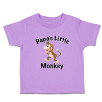 Toddler Clothes Papa's Little Monkey Animals Zoo Toddler Shirt Cotton