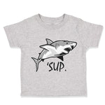 Toddler Clothes Sup Shark Image Ocean Sea Life Toddler Shirt Baby Clothes Cotton