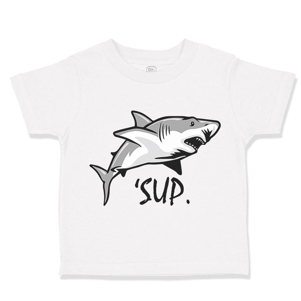 Toddler Clothes Sup Shark Image Ocean Sea Life Toddler Shirt Baby Clothes Cotton