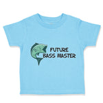 Toddler Clothes Future Bass Master Fishing Ocean Sea Life Toddler Shirt Cotton