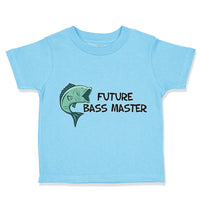 Toddler Clothes Future Bass Master Fishing Ocean Sea Life Toddler Shirt Cotton