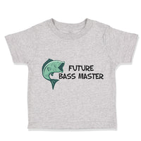 Toddler Clothes Future Bass Master Fishing Ocean Sea Life Toddler Shirt Cotton