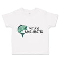 Toddler Clothes Future Bass Master Fishing Ocean Sea Life Toddler Shirt Cotton