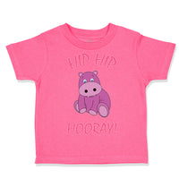 Toddler Girl Clothes Hip Hop Hooray! Hippo Safari Toddler Shirt Cotton