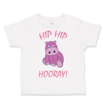 Toddler Girl Clothes Hip Hop Hooray! Hippo Safari Toddler Shirt Cotton