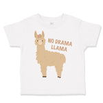 Toddler Clothes No Drama Llama Farm Toddler Shirt Baby Clothes Cotton