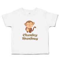 Toddler Clothes Chunky Monkey Animals Zoo Toddler Shirt Baby Clothes Cotton