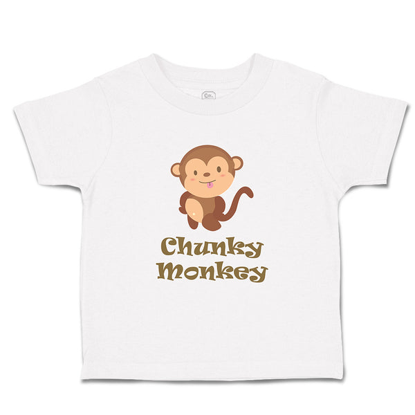 Toddler Clothes Chunky Monkey Animals Zoo Toddler Shirt Baby Clothes Cotton