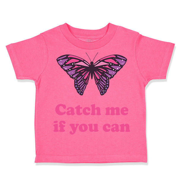 Toddler Girl Clothes Catch Me If You Can Funny Toddler Shirt Baby Clothes Cotton