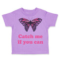 Toddler Girl Clothes Catch Me If You Can Funny Toddler Shirt Baby Clothes Cotton