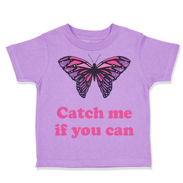 Toddler Girl Clothes Catch Me If You Can Funny Toddler Shirt Baby Clothes Cotton