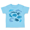 Toddler Clothes Sharks Ocean Sea Life Toddler Shirt Baby Clothes Cotton