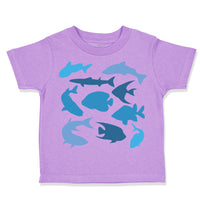 Toddler Clothes Sharks Ocean Sea Life Toddler Shirt Baby Clothes Cotton
