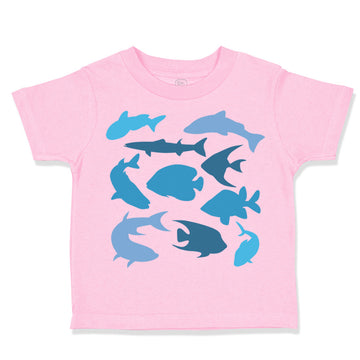Toddler Clothes Sharks Ocean Sea Life Toddler Shirt Baby Clothes Cotton