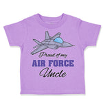 Toddler Clothes Proud of My Air Force Uncle Toddler Shirt Baby Clothes Cotton