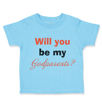 Toddler Clothes Will You Be My Godparents Pregnancy Baby Announcement Cotton