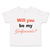 Toddler Clothes Will You Be My Godparents Pregnancy Baby Announcement Cotton