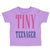 Toddler Clothes Tiny Teenager Funny Humor Toddler Shirt Baby Clothes Cotton