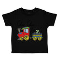 Toddler Clothes Choo Choo I'M 2 Train 2 Year Old Second Birthday Toddler Shirt