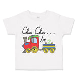 Toddler Clothes Choo Choo I'M 2 Train 2 Year Old Second Birthday Toddler Shirt