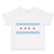 Toddler Clothes Chicago Blue Stripe Flag Valentines Love Toddler Shirt Cotton