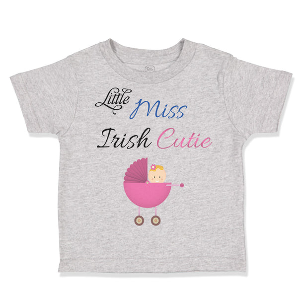 Toddler Clothes Little Miss Irish Cutie St Patrick's Ireland Toddler Shirt