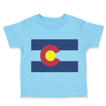 Toddler Clothes Colorado Flag Map Toddler Shirt Baby Clothes Cotton