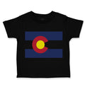 Toddler Clothes Colorado Flag Map Toddler Shirt Baby Clothes Cotton