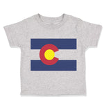 Toddler Clothes Colorado Flag Map Toddler Shirt Baby Clothes Cotton
