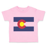 Toddler Clothes Colorado Flag Map Toddler Shirt Baby Clothes Cotton