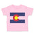Toddler Clothes Colorado Flag Map Toddler Shirt Baby Clothes Cotton