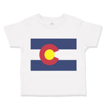 Toddler Clothes Colorado Flag Map Toddler Shirt Baby Clothes Cotton