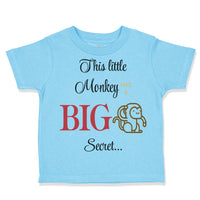 Toddler Clothes This Tittle Monkey Has A Big Secret Safari Toddler Shirt Cotton