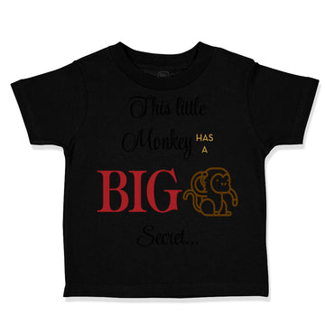 Toddler Clothes This Tittle Monkey Has A Big Secret Safari Toddler Shirt Cotton