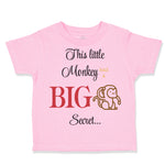 Toddler Clothes This Tittle Monkey Has A Big Secret Safari Toddler Shirt Cotton