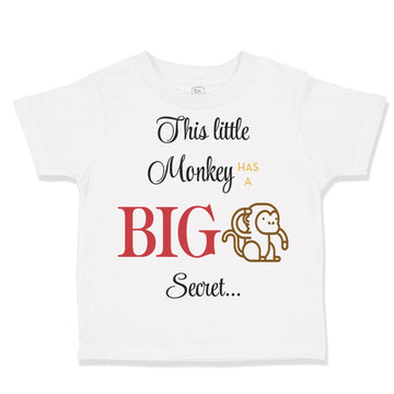 Toddler Clothes This Tittle Monkey Has A Big Secret Safari Toddler Shirt Cotton