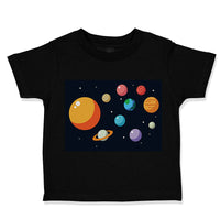 Toddler Clothes Our Solar System Planets Funny Humor Toddler Shirt Cotton