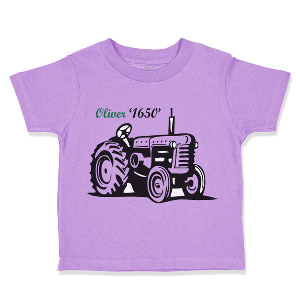 Toddler Clothes Oliver Tractors Funny Humor Toddler Shirt Baby Clothes Cotton